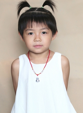 990足银婴儿钱袋小孩情侣吊坠