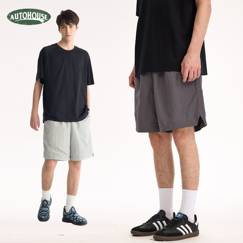 Autohouse夏季户外速干运动三防沙滩短裤男女宽松百搭五分裤子潮,淘宝优惠券,粉丝福利购,淘宝优惠卷