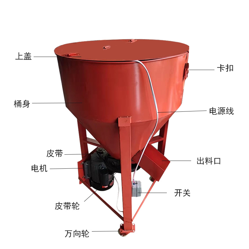 小麦拌种机饲料搅拌机拌料机多功能玉米水稻种子包衣机拌药机小型 - 图1