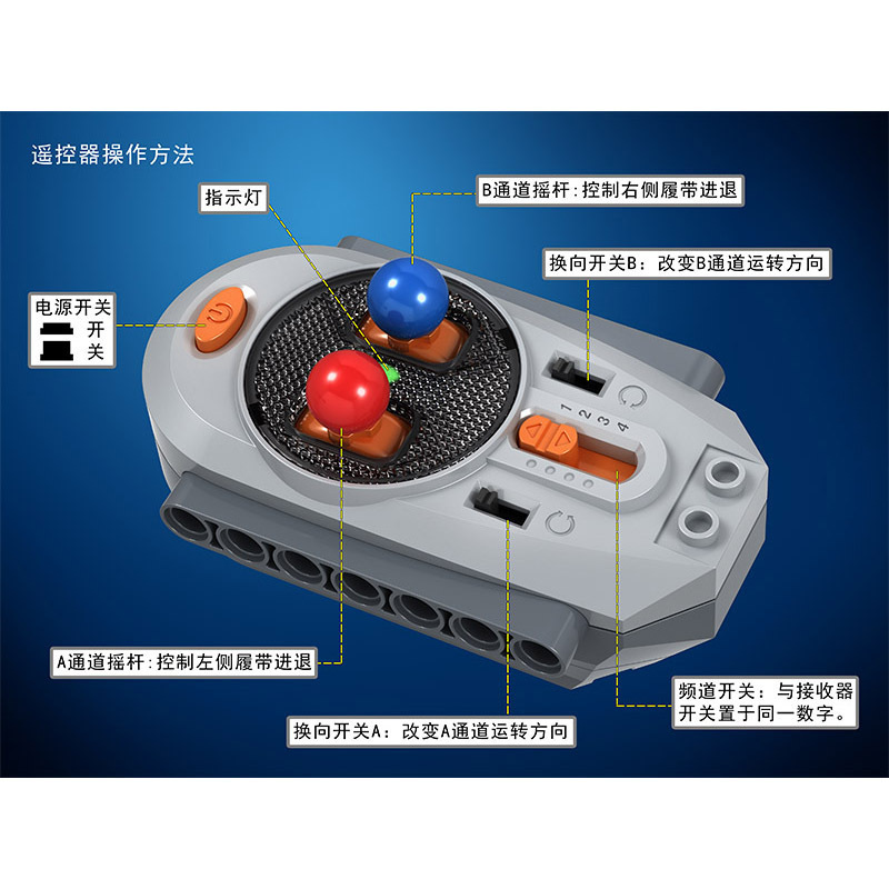 卫乐7112遥控机器人编程拼装积木玩具 爆款STEAM科教 亚马逊 - 图2