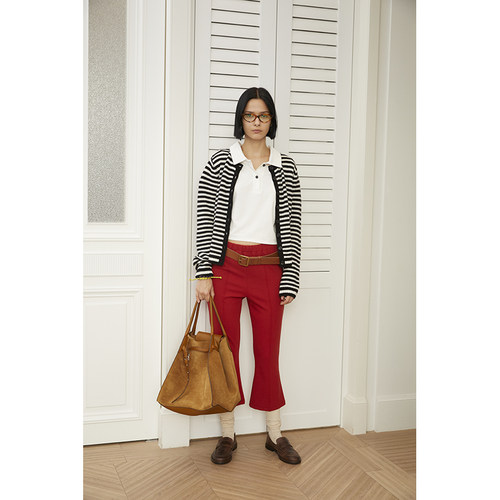 SOLSOL买手店OIIORIRI设计师品牌24秋冬新款罗马七分裤24AWPTO68 - 图1