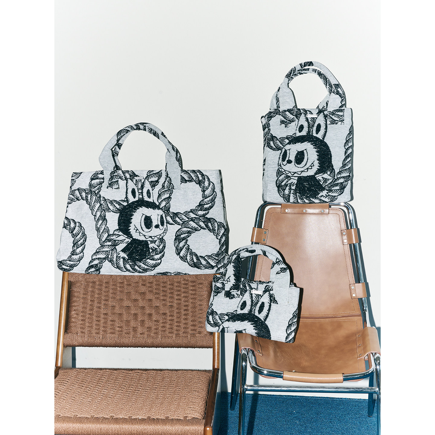 【戚薇同款】PRONOUNCE zimomo 联名款labubu无限绳索环保手提袋,淘宝优惠券,粉丝福利购,淘宝优惠卷