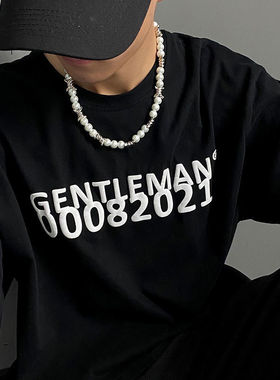 冷淡风荆棘珍珠拼接项链男女ins潮酷嘻哈小众卫衣链百搭配饰