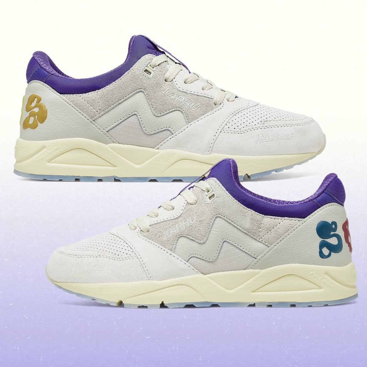 卡虎 三方联名 karhu × Spectrum × EGS Aria95 复古休闲鞋男女 - 图0