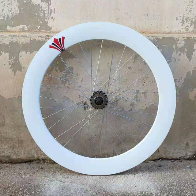 Promotional Pelin hub dead-flying 700c wheel set bicycle 70mm aluminum alloy solid gear set dead-flying front wheel rear wheel