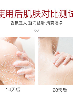 凝润丝滑香氛网红沐浴露深层洁净温和亲肤孕妇适用大容量家庭装女