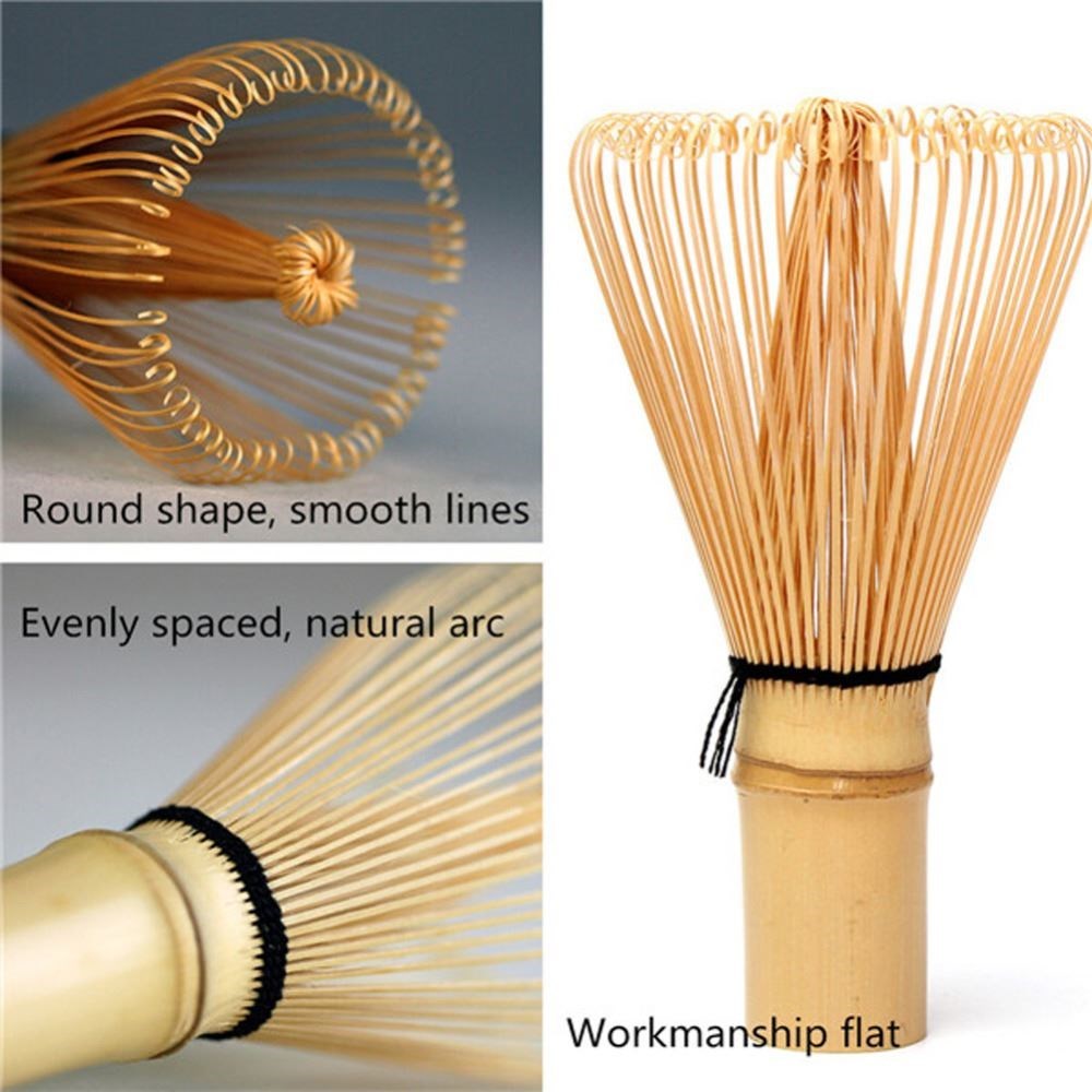japanese ceremony bamboo 64 matcha powder whisk green tea ch-图1