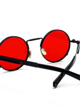 clear red sunglasses men 2019 round sun glasses for women