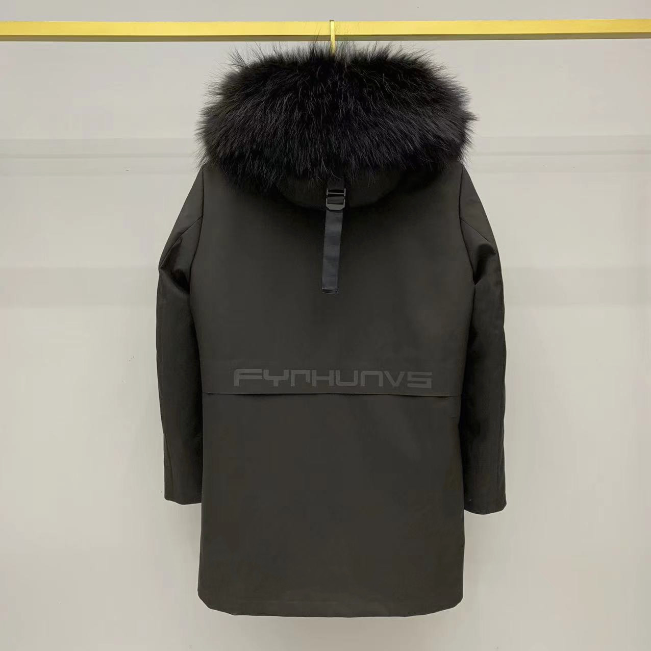 新款派克服男商务休闲连帽皮草外套獭兔内胆可拆卸外壳皮毛一体冬,淘宝优惠券,粉丝福利购,淘宝优惠卷