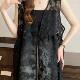 ເສື້ອຢືດ chiffon ຄໍ V embroidered ດອກໄມ້ສໍາລັບແມ່ຍິງ 2026 summer ຂະຫນາດຂະຫນາດໃຫຍ່ໄຂມັນ mm ຊັ້ນ chic ເດັກນ້ອຍເທິງ doll