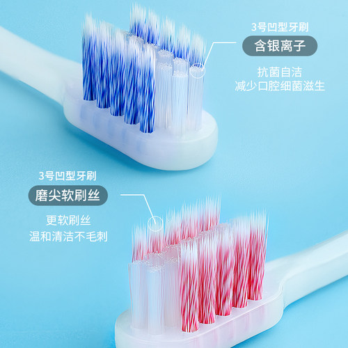 医洁正畸牙刷牙套牙箍专用牙刷牙缝刷凹型软毛牙套正畸牙刷 - 图1