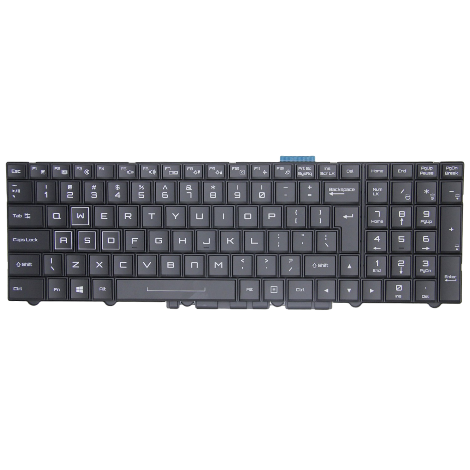 适用 神舟战神 ZX7-SP7S1 ZX8 CP5S1 ZX8-CP7S1 SL7S2 KP7S1键盘 - 图0