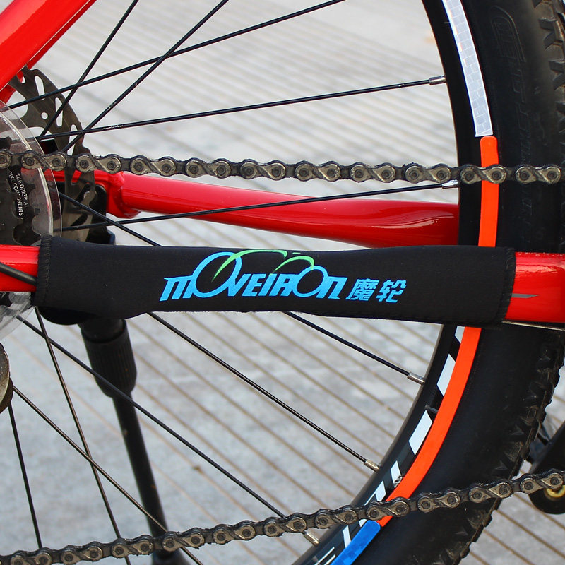 bicycle chain by the foot