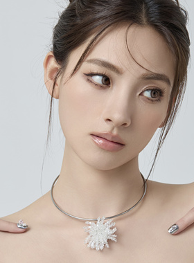 Starfire水晶铜合金锁骨链