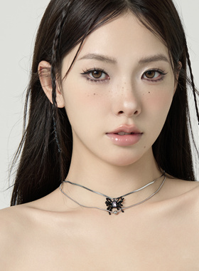 Starfire钛钢女锁骨链