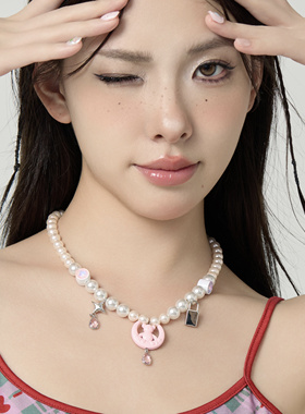 Starfire仿珍珠女锁骨链