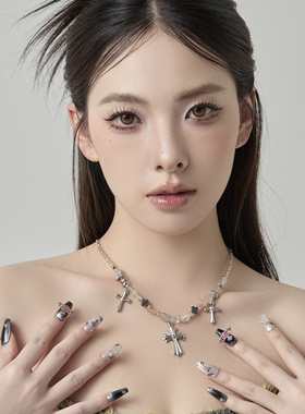 Starfire钛钢天然石项链