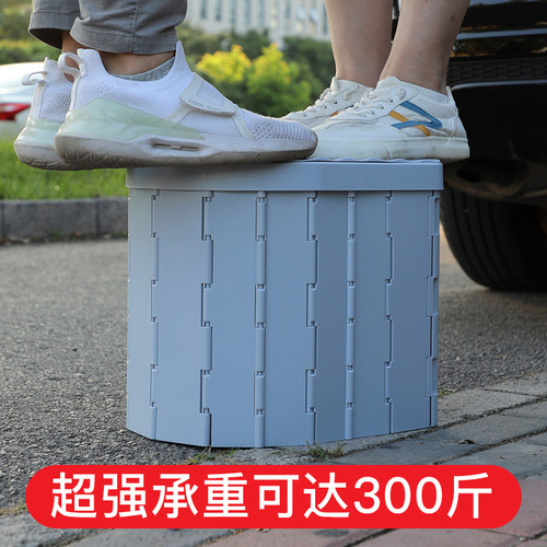 车载折叠马桶便携应急厕所自驾游户外坐便成人女士露营帐篷装备 - 图3