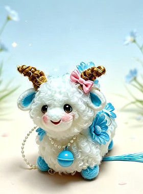 小羊花灯  羊绵绵款款手工diy制作材料包（非成品）
