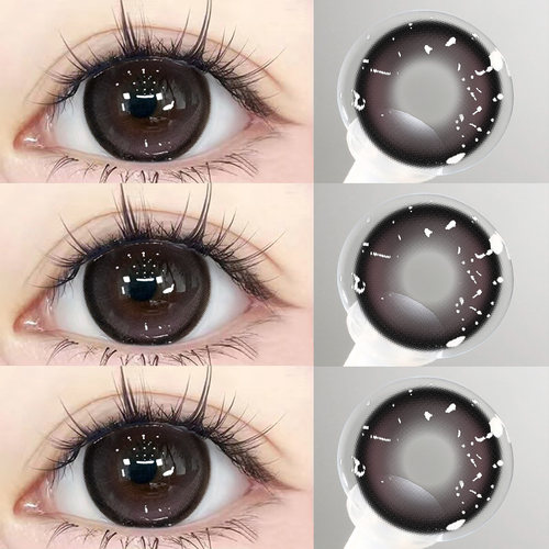 正品UniCent撒娇小猫灰色秋冬新款美瞳半年抛大直径WK隐形眼镜TN - 图0