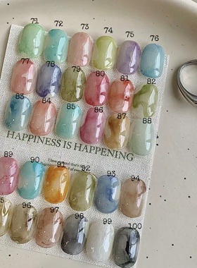 N GEL 2026新品夏日美甲 快速晕染彩色玻璃晕染液高透显色 1ml2ml