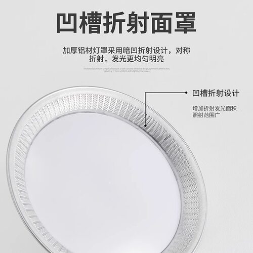 雷士照明led飞碟灯工矿灯大功率超亮工厂仓库厂房照明e27螺口灯泡 - 图1