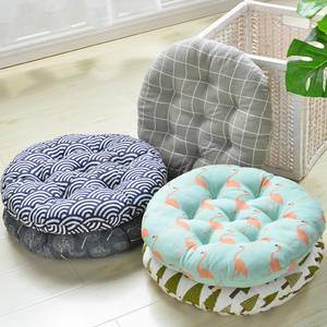 四季圆形加厚凳子坐垫