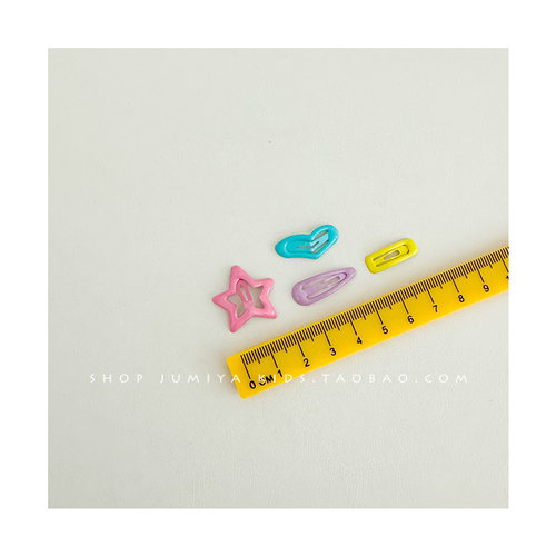 日韩ins儿童小发夹洋气女孩bb夹卡碎发韩式宝宝小号2cm发夹组合 - 图2