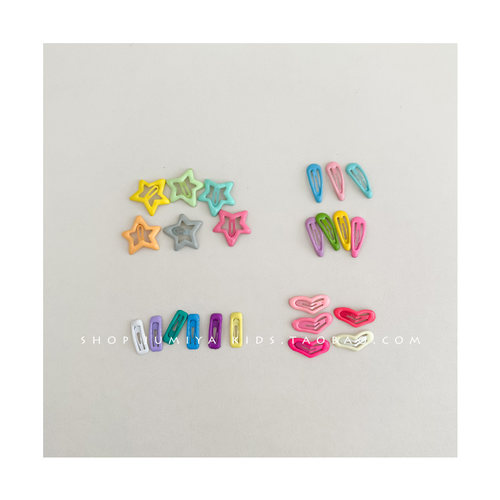 日韩ins儿童小发夹洋气女孩bb夹卡碎发韩式宝宝小号2cm发夹组合 - 图1