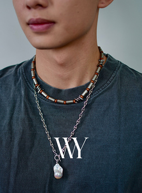 WY秋季上新男女同款檀木项链