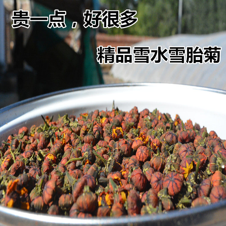 雪菊胎菊昆仑天山种植500g正品新疆天然精品胎菊血菊花茶没有硫熏