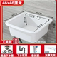 Old-fashioned ceramic dishwashing basin rectangular home kitchen dishwashing sink bucket balcony single-slot outdoor laundry pool