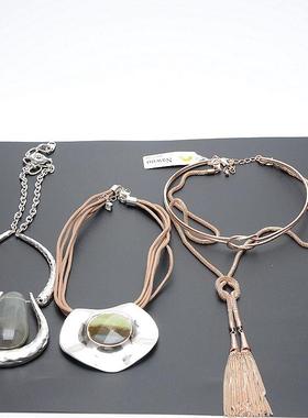 欧美饰品时尚百搭金属拉丝项链