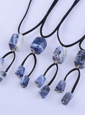 欧美饰品天然黑色短款项链