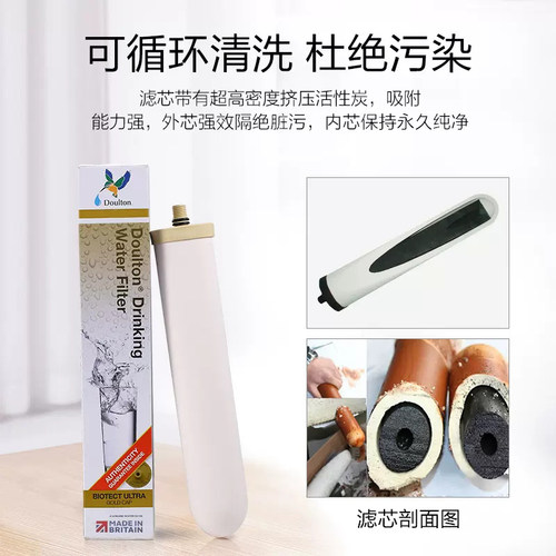 英国原装进口道尔顿净水器2504滤芯M12UCC 0.2微米官方旗舰店正品 - 图0