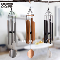 Eurostyle Fashion Music Metal 6 Tubes 28 Inch Wind Bells Aluminum Tube Outdoor Garden Hanging Accessories Creative Wedding Lover Gift