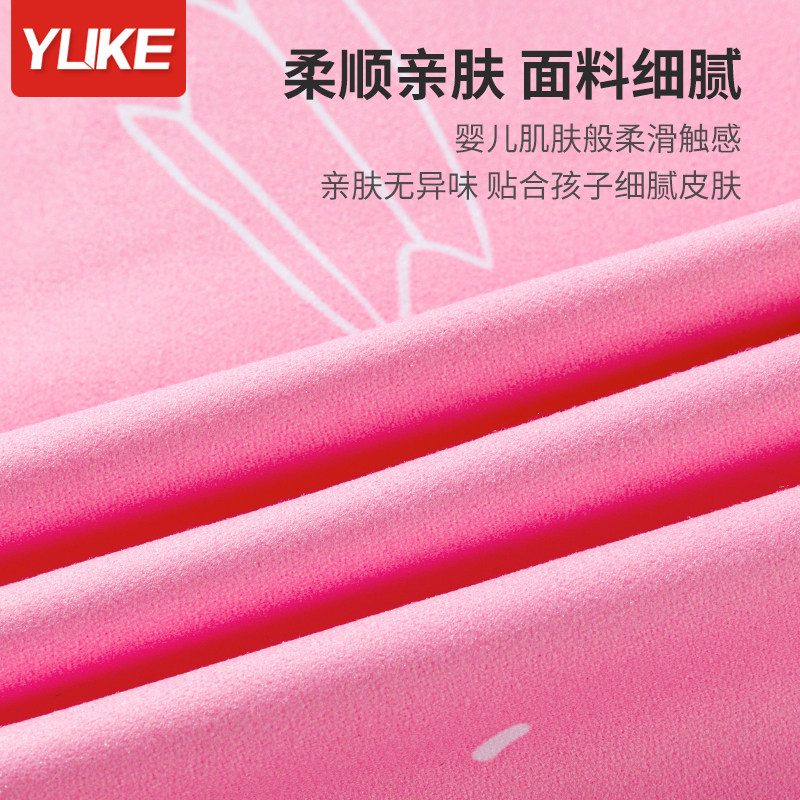 儿童游泳浴巾斗篷带帽吸水速干浴袍 依帝企运动户外浴巾/吸水巾