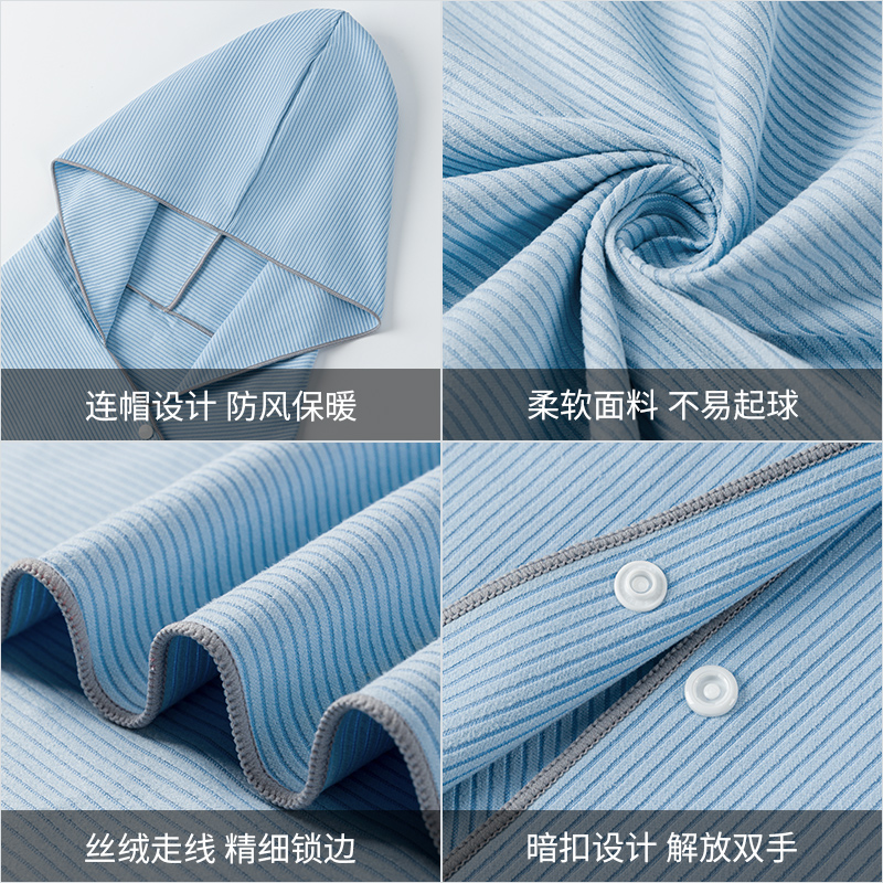 游泳速干浴巾带帽斗篷浴袍男健身专用运动毛巾吸水女便携沙滩巾夏