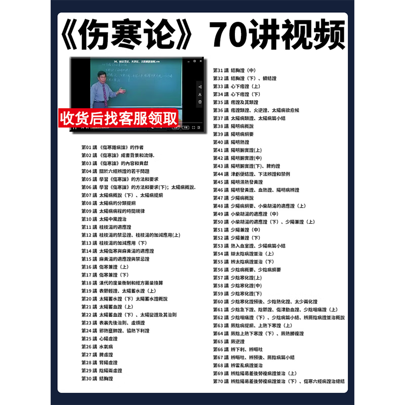 正版 郝万山伤寒论讲稿原文 中医名家名师讲稿讲伤寒论的书 赠70讲视频 中医入门自学基础理论书籍 伤寒论出自张仲景伤寒杂病论 - 图3