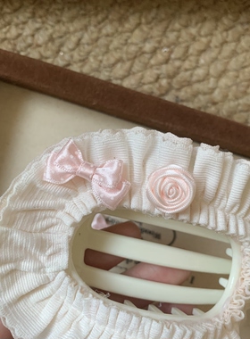波点日本进口丝带制立体双层公主蝴蝶结娃衣辅料bjd宠物发饰diy女