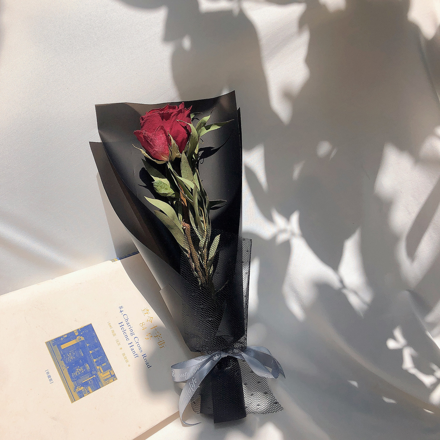 Anne 安妮日记玫瑰干花北欧小花束装饰摆件生日毕业礼物女友