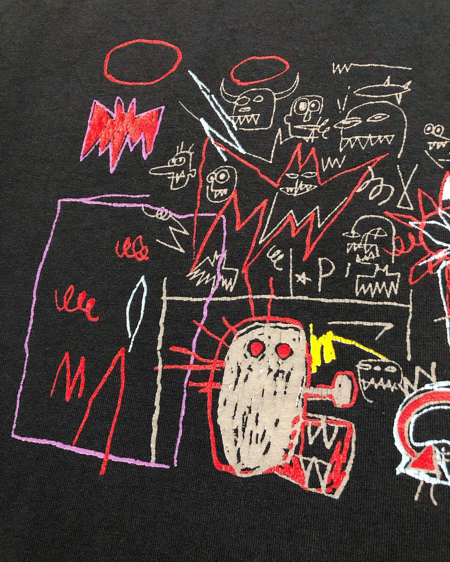 Autismss宝藏屋 让米歇尔巴斯奎特Jean Michel Basquiat短袖T恤 - 图0
