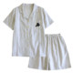 ຄູ່ຜົວເມຍ Summer gauze ຝ້າຍບໍລິສຸດຊຸດ pajamas ບາງ