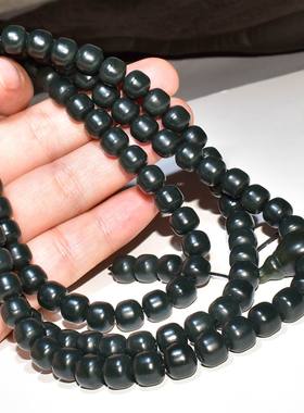 新疆的猫/109.2克，直径8-8mm细润熟糯青海青玉108禅串手链MG03