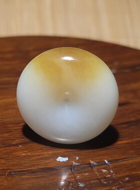 YQ013108新疆的猫20.0克超细腻油脂感强烈且末糖羊脂白玉平安扣