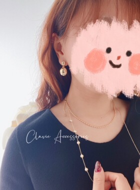 高级感日系硅胶冷淡金银色耳夹