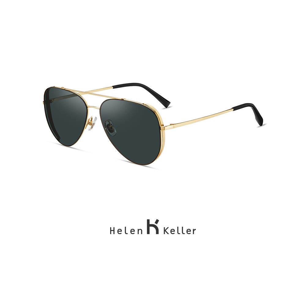 海伦凯勒麦克阿瑟太阳眼镜男开车偏光驾驶飞行员近视墨镜可配度数 - 图1