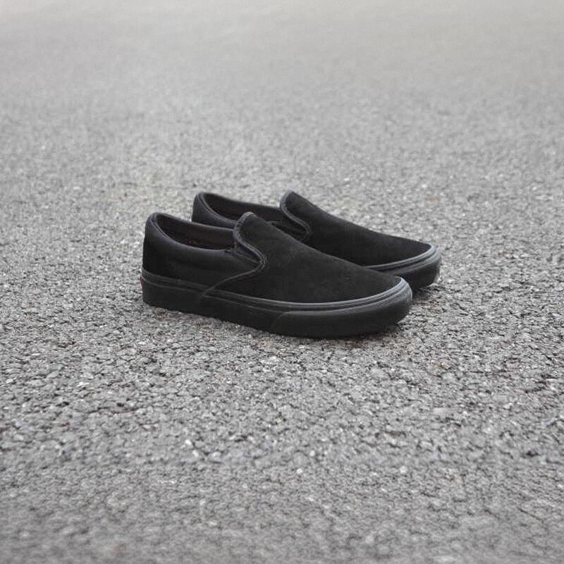 黑武士 一脚蹬滑板sk8鞋SLIP-ON麂皮翻毛皮耐磨舒适男女DC鞋情侣,淘宝优惠券,粉丝福利购,淘宝优惠卷