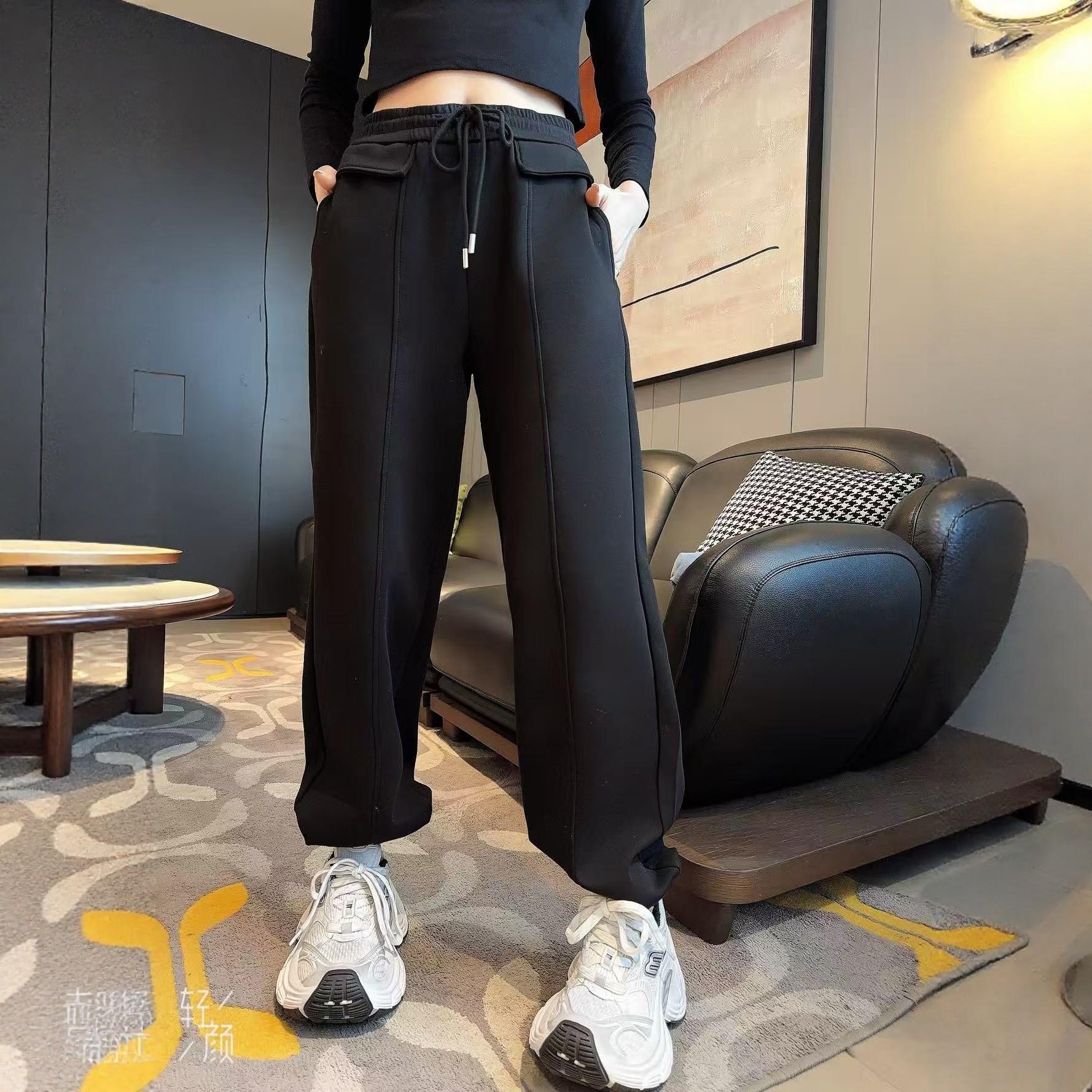 【1.10慧姐大码女装】2025新款裤子DFE6622-7150,淘宝优惠券,粉丝福利购,淘宝优惠卷