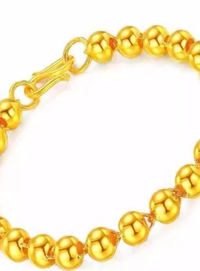 光珠手串金包银转运珠手链女时尚百搭高级感幸运珠送女友老婆礼物